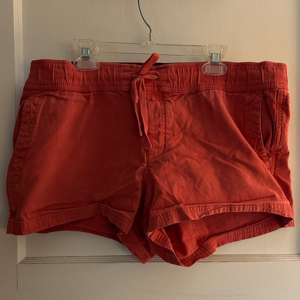 The North Face Women's Rust Red Athletic Drawstring Shorts